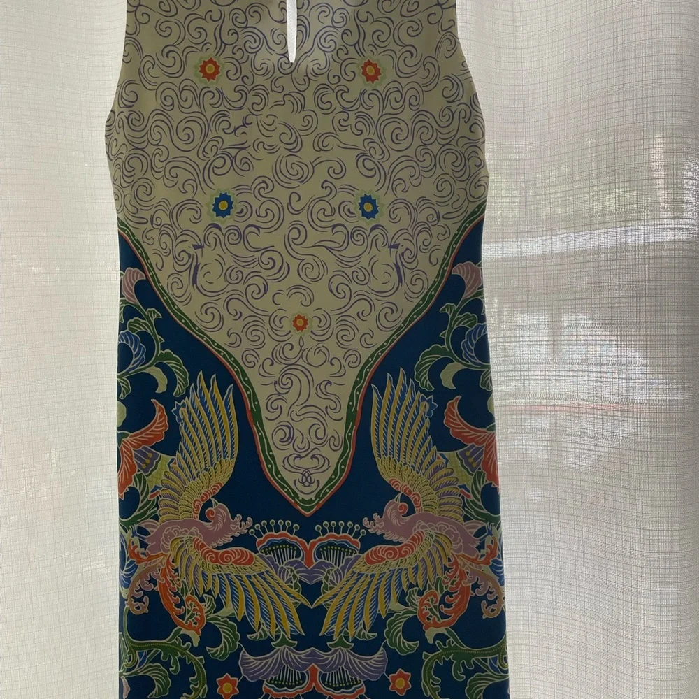 Anthropologie Silk Boho Dress - Picture 5 of 13